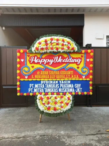 Papan Bunga Pernikahan pekapuran raya