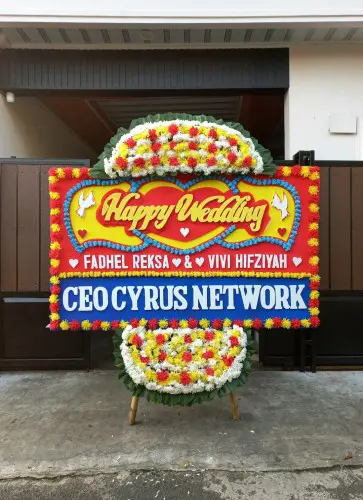 Papan Bunga Pernikahan pekapuran raya