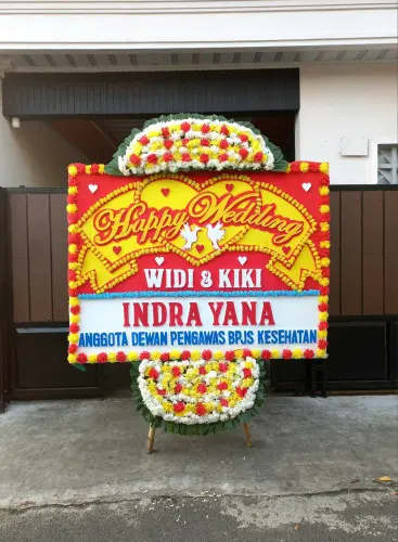 Papan Bunga Pernikahan pekapuran raya